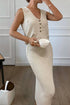'Maelis' Flower Vest and Skirt Sweater Set - Celes Fashion